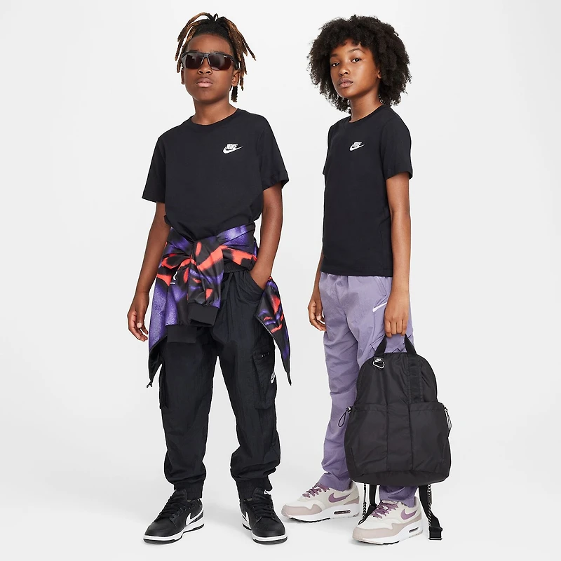 Nike Futura Big Kid Unisex Hooded Short Sleeve Active T-Shirt