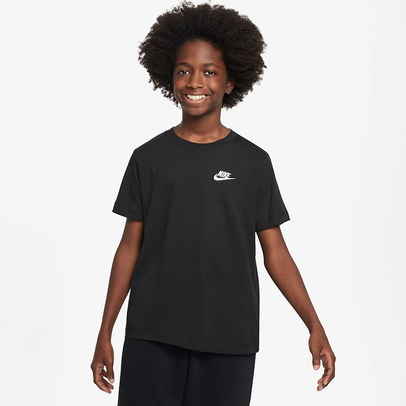 Nike Futura Big Kid Unisex Hooded Short Sleeve Active T-Shirt