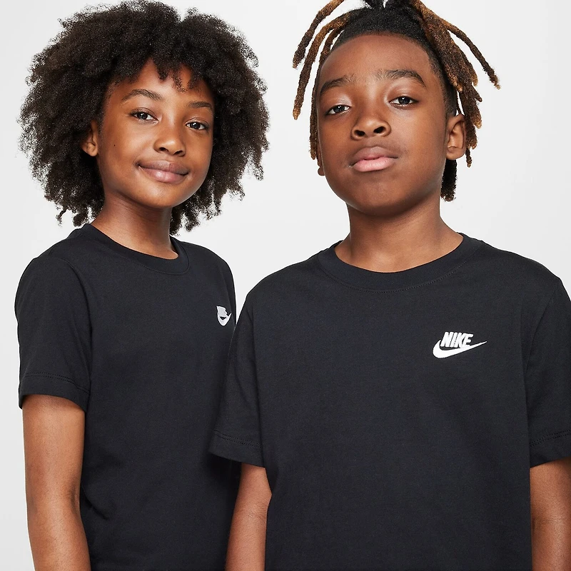 Nike Futura Big Kid Unisex Hooded Short Sleeve Active T-Shirt