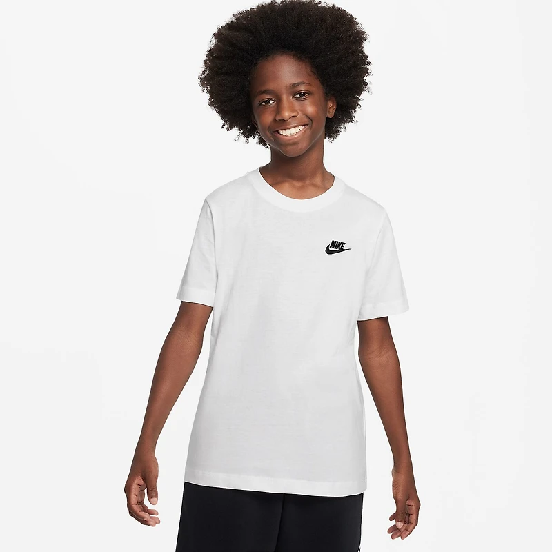 Nike Futura Big Kid Unisex Hooded Short Sleeve Active T-Shirt
