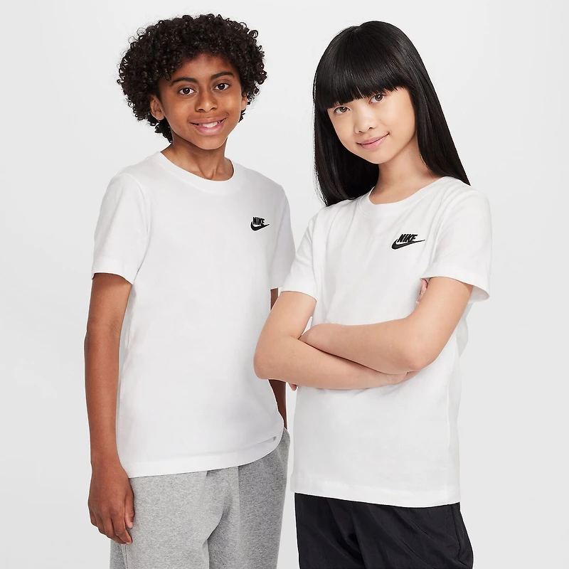 Nike Futura Big Kid Unisex Hooded Short Sleeve Active T-Shirt