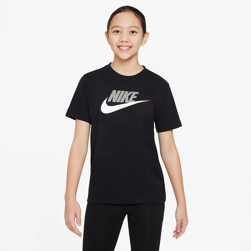 Nike Futura Big Kid Unisex Crew Neck Short Sleeve Regular Fit Graphic T-Shirt