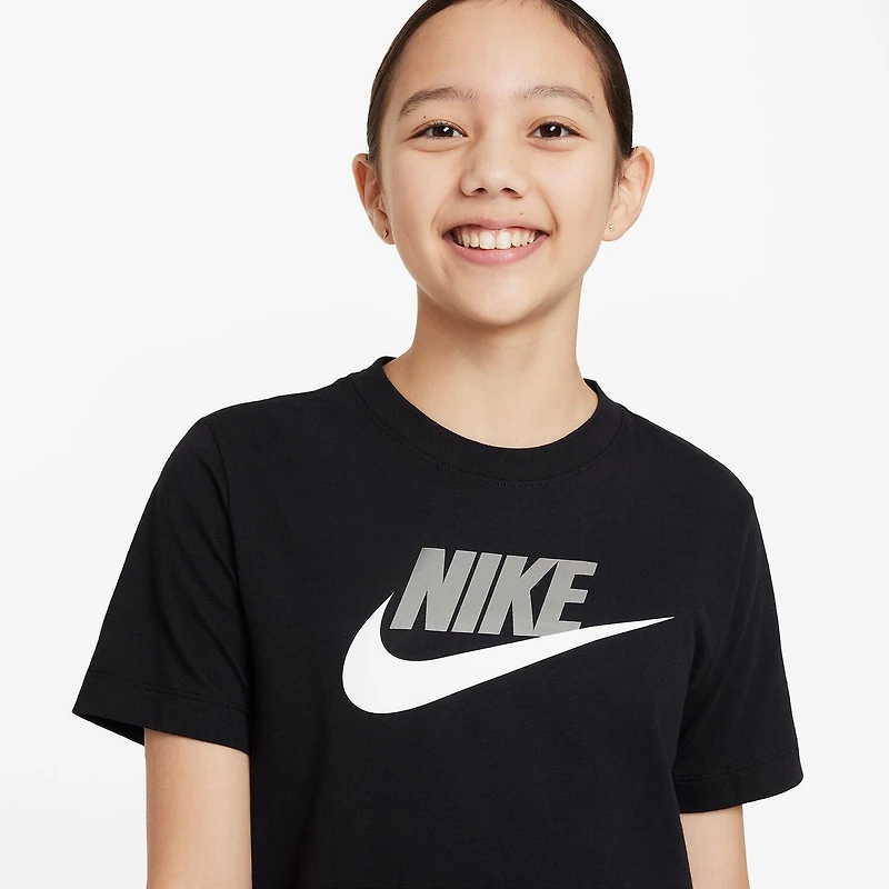 Nike Futura Big Kid Unisex Crew Neck Short Sleeve Regular Fit Graphic T-Shirt