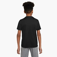 Nike Dri-Fit Swoosh Big Kid Unisex Crew Neck Short Sleeve Regular Fit Graphic T-Shirt