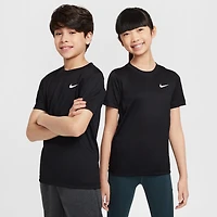 Nike Dri-Fit Swoosh Big Kid Unisex Crew Neck Short Sleeve Regular Fit Graphic T-Shirt