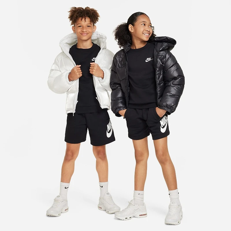 Nike Club Big Kid Unisex Crew Neck Fleece Long Sleeve Sweatshirt
