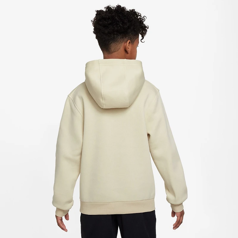 Nike Club Waffle Big Kid Unisex Long Sleeve Fleece Active Hoodie
