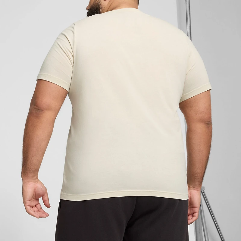 PUMA Mens Crew Neck Short Sleeve Regular Fit Big and Tall Graphic T-Shirt