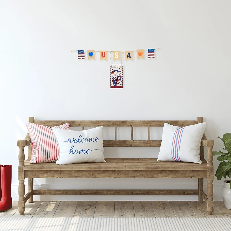 Northlight 30.5in Usa Summer Fun Welcome Americana Print