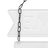 Northlight 19.5in " Welcome" Metal Wall Sign
