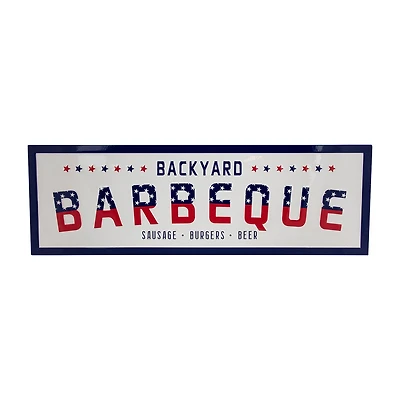 Northlight 23in Backyard Barbeque Wall Sign