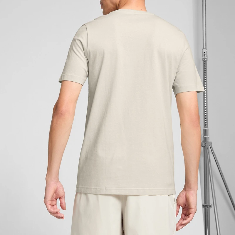 PUMA Mens Crew Neck Short Sleeve Regular Fit Graphic T-Shirt