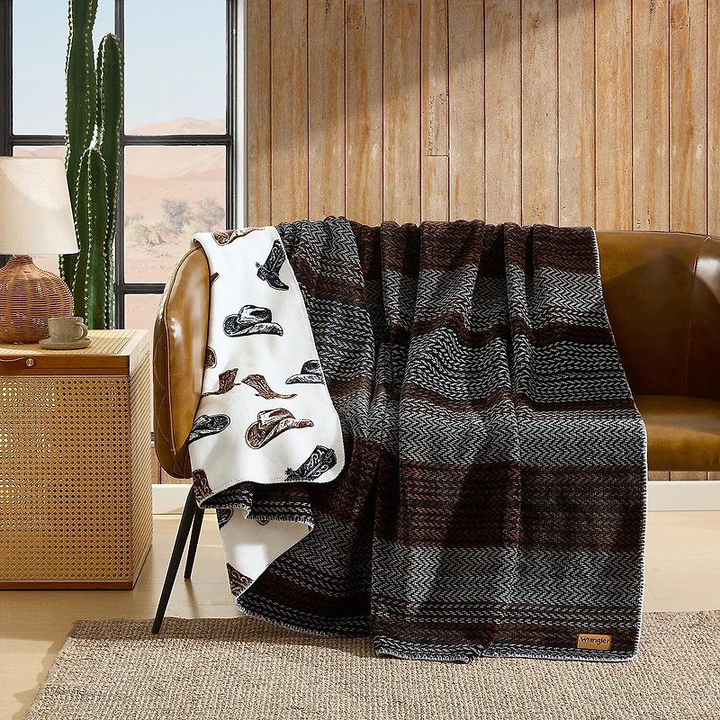 Wrangler Midweight Striped Blanket