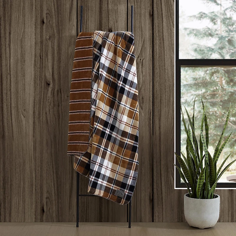 Eddie Bauer Midweight Plaid Blanket