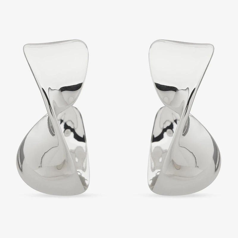 Worthington Womens 27.9mm Hoop Earrings