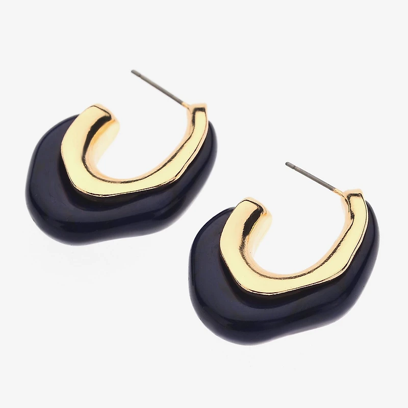 Bijoux Bar Womens /2 Inch Hoop Earrings