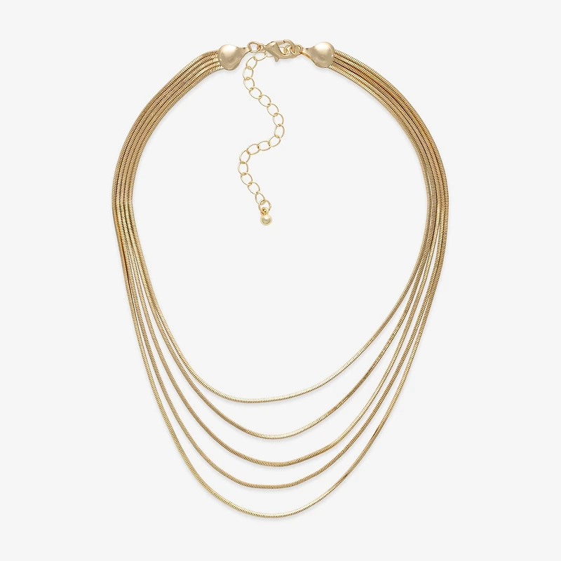 Bold Elements Womens 18 Inch Snake Chain Necklace