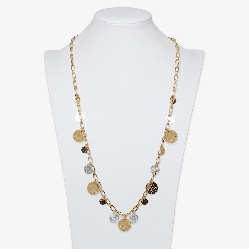Bold Elements Womens Inch Statement Necklace