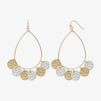 Bold Elements Womens 67.5mm Hoop Earrings