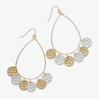 Bold Elements Womens 67.5mm Hoop Earrings
