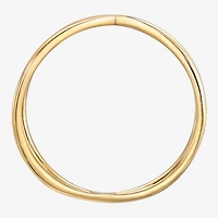 Gold Addiction Womens 10K Gold Crossover Band
