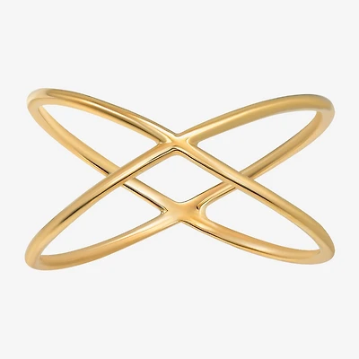 Gold Addiction Womens 10K Gold Crossover Band