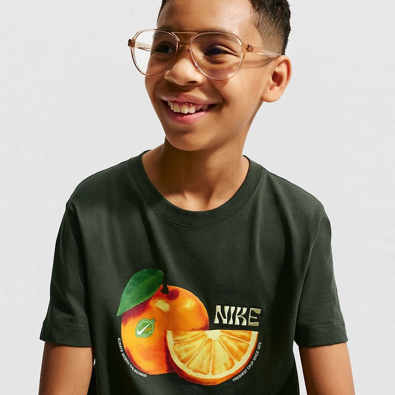 Nike Big Kid Unisex Crew Neck Short Sleeve Regular Fit Graphic T-Shirt