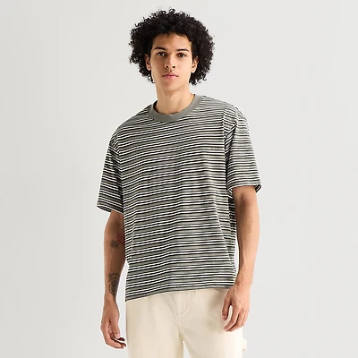 Arizona Mens Crew Neck Short Sleeve Big and Tall T-Shirt
