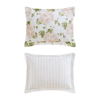 Martha Stewart Geranium Bloom 3-pc. Easy Care Duvet Cover Set