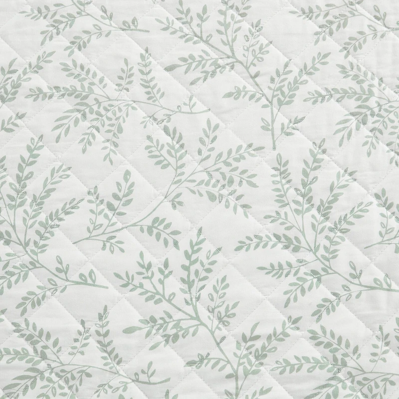 Martha Stewart Murray Leaves Easy Care Quilt Set