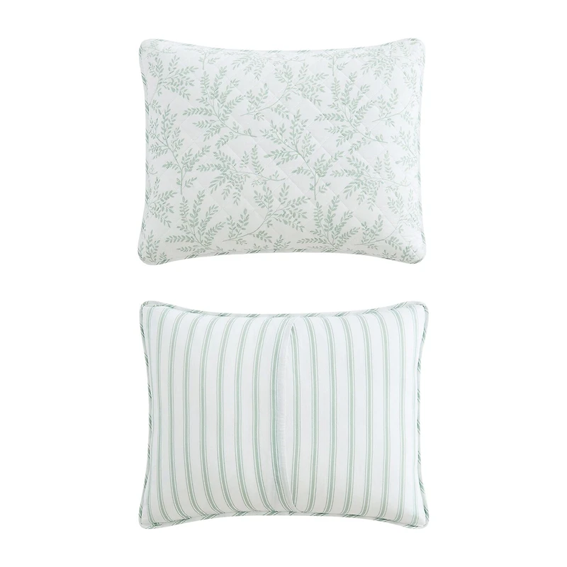 Martha Stewart Murray Leaves Easy Care Quilt Set
