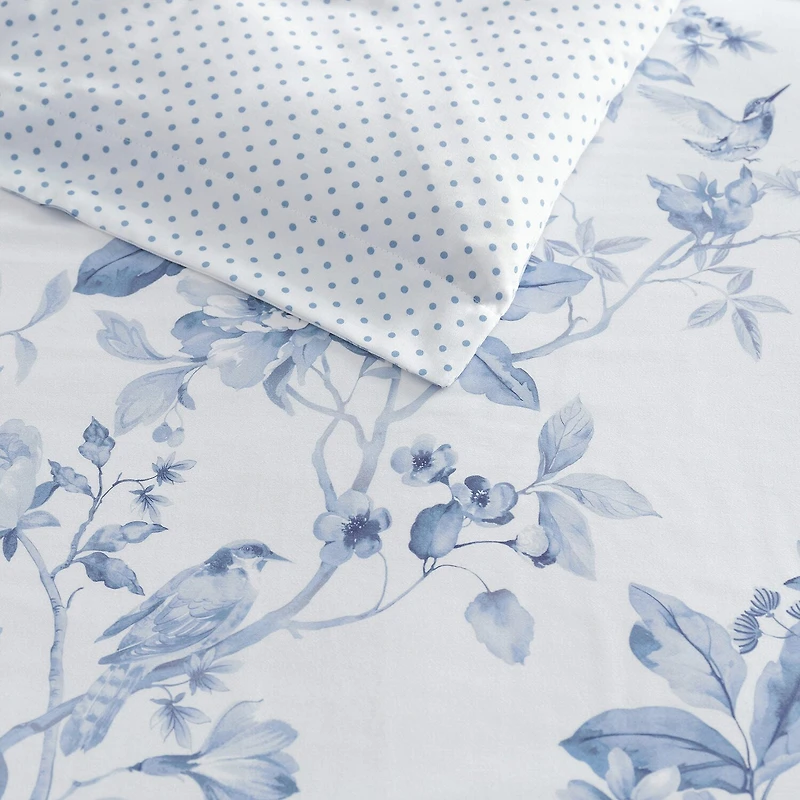 Martha Stewart Songbird Easy Care Duvet Cover Set