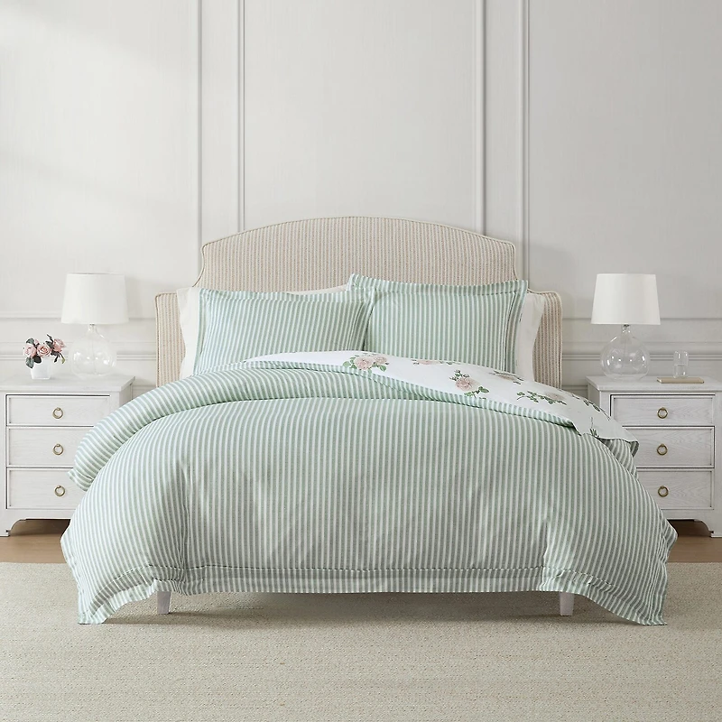 Martha Stewart Tea Rose Easy Care Comforter Set