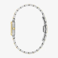Bulova Womens Two Tone Stainless Steel Bracelet Watch 98l330
