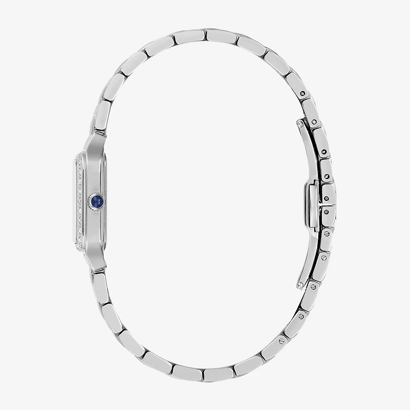 Bulova Womens Silver Tone Stainless Steel Bracelet Watch 96r256
