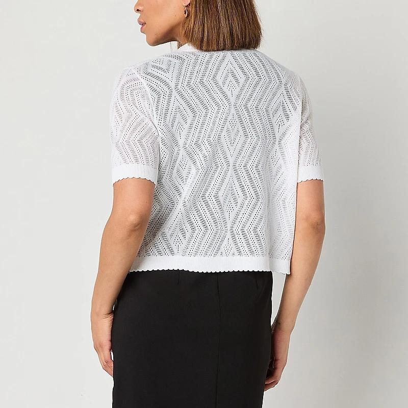 Perceptions Womens Short Sleeve Shrug