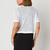 Perceptions Womens Short Sleeve Shrug