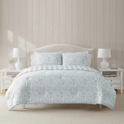 Martha Stewart Copper Vines 3-pc. Easy Care Comforter Set