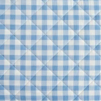 Martha Stewart Olivia Gingham Easy Care Quilt Set