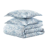 Martha Stewart Farmhouse Toile Easy Care Duvet Cover Set