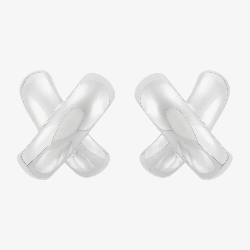Limited Quantities! Sterling Silver 18mm Stud Earrings