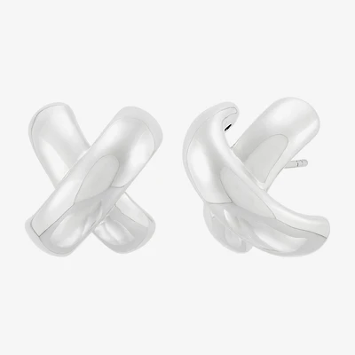 Limited Quantities! Sterling Silver 18mm Stud Earrings