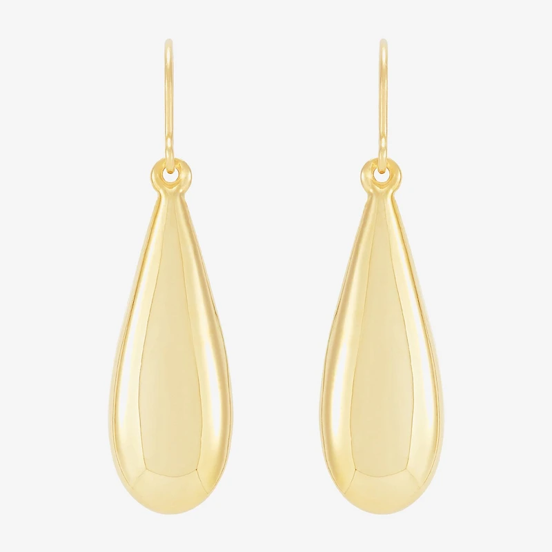 Limited Quantities! Womens 10K Gold Drop Earrings