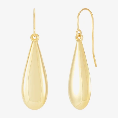 Limited Quantities! Womens 10K Gold Drop Earrings