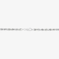 Limited Quantities! Womens 14K White Gold 22 Inch Rope Chain Necklace