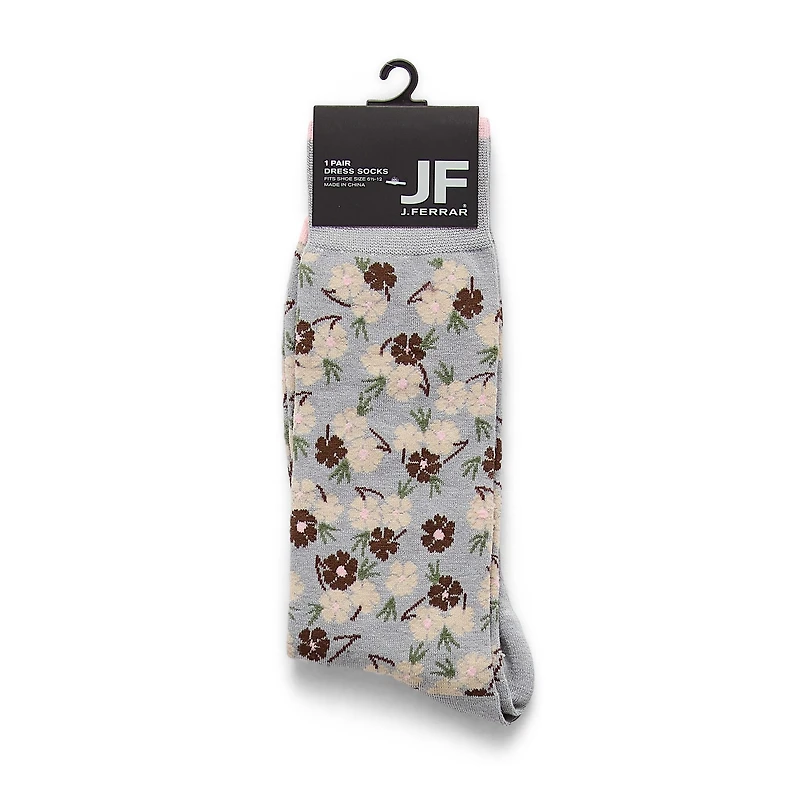 J. Ferrar Dress Mens Crew Socks