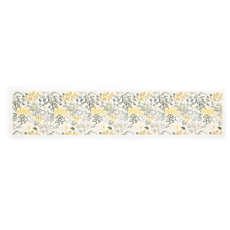 Linden Street Arbor Leaves Table Runner