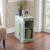 Linon Butler Storage Chairside Table
