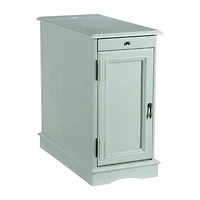Linon Butler Storage Chairside Table