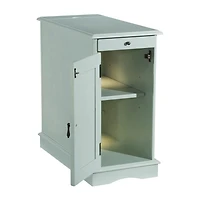 Linon Butler Storage Chairside Table